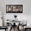 Tsomzxng Boho Black Wall Art Modern Wall Art Bohemian Feather Canvas Wall Art Decor For Apartment Dorm Living Room Bedroom Nursery Backdrop Home Wall Decor20 W X 40" L by CozyNest Decor