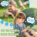 Green Walkie Talkies for Kids with Dinosaurs Silicone Sleeve, Toys for 3-6 Year Old Boys Girls, Kids Walkie Talkies Decent Range 2 Channels 2 Way RadioToy Gifts for 5-8 Year Old Boys Girls by TinyTreasures Baby Boutique