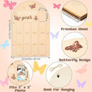 R HORSE My First Year Photo Frame Board, 3D Butterfly Baby First Year Picture Frame 12 Months Milestone Display Wood Board Baby Keepsake 1st Birthday Nursery Decor Gift for Boy Girl by TinyTreasures Baby Boutique