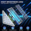 LED Solar Step Lights Waterproof Outdoor Stair Lights, Warm White Solar Deck & Pathway Lights IP67 for Yard, Patio, Garden, Front Door, Driveway, Porch 2PK by GreenHaven Gardens