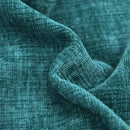 CaliTime Throw Pillow Covers Decorative 24 X 24 Inches Pack of 2 Cozy Chenille Cushion Cases for Couch Sofa Bed Living Room Home Teal by CozyNest Decor