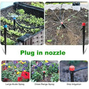 Drip Irrigation System Kit,100FT Adjustable Drip Watering Plant System with 5/16" and 1/4" Irrigation Tubing Hose,Drip Emitters,Lock Barbed Tee Fittings for Garden and Raised Beds,Greenhouse,Yard,Lawn by GreenHaven Gardens