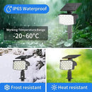 WELALO Solar Spot Lights Outdoor, [10 Pack/3 Modes] Solar Landscape Spotlights, Adjustable Solar Powered Security Lights, IP65 Waterproof Wall Lights for Walkway, Yard, Garden, Driveway (Cool White) by GreenHaven Gardens