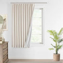 Vision Home Natural Pinch Pleated Full Blackout Curtains Linen Blended Room Darkening Window Curtains 72 inch for Living Room Bedroom Thermal Insulated Pinch Pleat Drapes with Hooks 1 Panel 60"Wx72"L by CozyNest Decor
