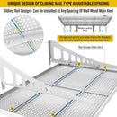 2Pack 2x3ft Adjustable Metal Garage Wall Shelving Heavy Duty Garage Storage Shelf Wall Mounted White by GreenHaven Gardens