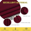 NICETOWN 84 inches Bedroom Curtains Panels - Functional Blackout Curtains/Panels for Bedroom, Thermal Insulated, Privacy Assured (Set of 2, 52 x 84 inches, Wine Red) by TinyTreasures Baby Boutique