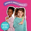 Skillmatics Craft Activity - Snap Bandz, Friendship Bands, DIY Jewelry Art & Craft Activity, Mess-Free, Creative Kit, 8 Bands (8.6"), Gifts for Girls & Boys Ages 4, 5, 6, 7, 8, 9, 10 by TinyTreasures Baby Boutique