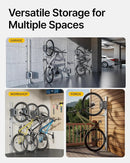 monTEK Automatic Lift EBike Rack – Fits 24-29" Tires, Heavy-Duty Vertical Wall Rack for Bicycles (Up to 71 lbs) - Effortless Lifting, Easy Install - Space-Saving Storage for Garage, Shed, SG by GreenHaven Gardens