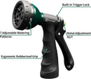 AUTOMAN-Garden-Hose-Nozzle, Metal Water Spray Nozzle with Heavy Duty 7 Adjustable Watering Patterns,Slip Resistant for Watering Plants,Lawn& Garden,Washing Cars,Cleaning,Showering Pets & Outdoor Fun. by GreenHaven Gardens