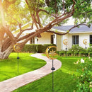 Charming Garden Decor- Solar Lights for Unique Yard Decorations Outdoor, Featuring Moon and Star Design with LED Illumination, Perfect for Enhancing Your Garden's Nighttime Ambiance by GreenHaven Gardens