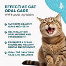 Cat Bad Breath & Oral Health Remedy, Natural Dental Care Cats Teeth, Mouth and Gums, Easy to Use Daily Supplement for Stomatitis, Gingivitis, Plaque & Tartar Control for Cats, 800 Small Pills by CozyNest Decor