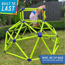 Eezy Peezy Monkey Bars Climbing Dome - Sturdy & Portable Jungle Gym for Kids, Backyard Playset for Toddlers, Active Outdoor Fun for Kids Ages 3 to 8 Years Old, Lightweight & Easy Assembly, Green/Blue by TinyTreasures Baby Boutique