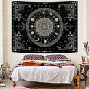 Lunerfex Mandala Moon Tapestry Boho Tapestry for Bedroom Black Tapestries Wall Hanging Living Room Wall Art and Home Decor 60x80 by CozyNest Decor