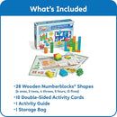 hand2mind Numberblocks Wooden Building Blocks Activity Set, Wood Stacking Toy, Counting Blocks, Numbers for Toddlers, Math Games, Logic Puzzles, Preschool Learning Activities, Kids Birthday Gift by TinyTreasures Baby Boutique