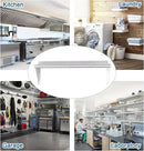 HARDURA Stainless Steel Shelf 12" x 60", 290lb Commercial Shelves Wall Mount Metal Shelving with Backsplash and Brackets for Kitchen, Restaurant, Laundry Room and Home by CozyNest Decor