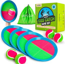 Toss and Catch Ball Set 4 Pack - Beach Toys Pool Toys Outdoor Games for Family Toddlers Kids Adults - Outside Yard Games- Classic Birthday Gift for 3 4 5 6 7 8 9 10 11 12+ Years Old Boys Girls by TinyTreasures Baby Boutique