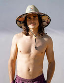 Straw Hat for Men & Women | Lifeguard Hat, Beach Hat & Sun Hat | UPF 50+ Wide Brim for Sun Protection | One Size | Hemlock by GreenHaven Gardens