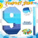 Sratte Number 1 2 3 4 5 6 7 8 9 Piñata with Stick Blindfold Confetti, Gradient Blue Piñata for Kids Boys Girls Birthday Party Anniversary Decorations Supplies(Number 9) by TinyTreasures Baby Boutique