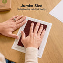1-Pack Inkless Baby Hand and Footprint Kit - Mess Free Ink Pad for Newborn Keepsake, Dog Nose & Paw Print Kit, Clean Touch Ink Pad for Baby Hand & Footprints, Ideal New Mom Gifts(Auburn, Jumbo) by TinyTreasures Baby Boutique