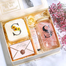 AYGXU Travel Jewelry Box for Women and Girls - Small Case With Initial A-Z - Teacher Gifts by TinyTreasures Baby Boutique