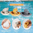 Bath Pool Toys for Toddler, Stacking Toys with 3 Boat 3 Sensory Finger Puppets, Toddler Toys Gifts for 2-4 Year Old Boy Girl, Model B by TinyTreasures Baby Boutique