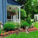Metal Garden Stakes Decor,Cute Cats Playing with Butterflies Stakes, YGarden Statues Bird Repellent Cat Decorative Garden Stakes for Yard, Garden, Lawn Outdoor Decorations Set of 2 by GreenHaven Gardens