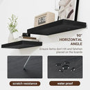 55 Inch Floating Shelves, 55"x9.25"x1.5" Inch Deep Floating Shelves for Wall, Wooden Shelves for Bathroom, Bedroom, Living Room, Black by CozyNest Decor
