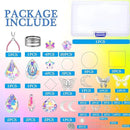 Orgrimmar Suncatchers, 300pcs Art and Crafts Making Supplies Kit for Adults Hanging Prism Sun Catcher with Crystals Rainbow Maker for Indoor Window Garden Decor by GreenHaven Gardens