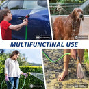 Short Garden Hose 6ft – Hybird Water Hose Leader - Small Hose Extender, Heavy Duty Hose Extension for Lawn Watering, Car Washing - Burst 500 Psi (Green, 6 FT) by GreenHaven Gardens