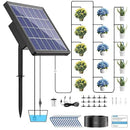 NFESOLAR Solar Drip Irrigation System Outdoor with 2200mAh Battery Backup, 6 Timing Modes, Supported 15 Pots Plants, Solar Watering System for Garden Green House by GreenHaven Gardens
