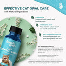 Cat Bad Breath & Oral Health Remedy, Natural Dental Care Cats Teeth, Mouth and Gums, Easy to Use Daily Supplement for Stomatitis, Gingivitis, Plaque & Tartar Control for Cats, 800 Small Pills by CozyNest Decor
