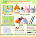 Crochet Kit for Beginners-4PCS Cat Crochet Kits for Adults, Crochet Starter Kit with Step-by-Step Video Tutorials, Crochet Animals Kits DIY Craft Knitting Kit Learn to Crochet Kits for Adults by TinyTreasures Baby Boutique