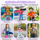 Agoigo Kids Waterproof Camera - Children Underwater HD Video Digital Camcorder, Portable Travel Toy for Toddler - Ideal Christmas Birthday Gifts for Boys Girls Age 3-12 with 32GB Card (Purple) by TinyTreasures Baby Boutique