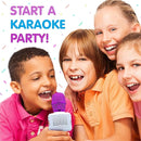 Move2Play, Kids Karaoke Microphone | Includes Bluetooth & Pre-Loaded Songs | Birthday Girls Present for All Ages, 2, 3, 4, 5+ Year Old Girls, Boys & Toddlers (Purple) by TinyTreasures Baby Boutique