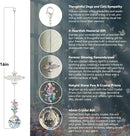 Loss of Dog Sympathy Gift - Dog Memorial Suncatcher, Pet Loss Crystals Prisms Rainbow Maker, Rainbow Bridge Dog Memorial Gifts, Passing Away Remembrance Sun Catcher, Pet Loss Bereavement Gift Idea by GreenHaven Gardens