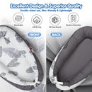 Baby Lounger - Breathable & Soft Baby Nest, Portable and Lightweight Tummy Time Lounger for Home and Travel, Ideal Newborn Babies Essentials Baby Shower Gifts by TinyTreasures Baby Boutique
