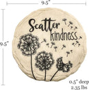 Spoontiques - Garden Décor - Scatter Kindness Stepping Stone - Decorative Stone for Garden by CozyNest Decor