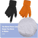Geyoga 2 Pairs Women's Winter Touch Screen Gloves Soft Warm Fleece Lined Knit Elastic Cuff Winter Texting Gloves by TinyTreasures Baby Boutique