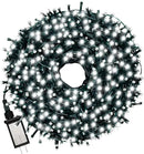 Christmas Light 1000 LEDs 336ft Green Cable Wire Fairy String Tree Twinkle Lights Plug in 12 Modes for Christmas Party, Outdoor, Garden, Wedding, Home Decoration (White) by GreenHaven Gardens