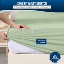 Utopia Bedding Waterproof Mattress Protector King Size, Premium Terry Mattress Cover 200 GSM, Breathable, Fitted Style with Stretchable Pockets (Sage) by TinyTreasures Baby Boutique