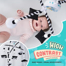 EVERLOVE Montessori Mobile Baby for Crib (TINITIGIES) - Digital Music Box with 12 lullabies & 3 Modes (Rotating only, Music only, or Both) - Black and White Baby Mobile for Boys & Girls by TinyTreasures Baby Boutique