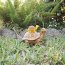 VP Home Mom and Baby Turtle Solar Powered LED Outdoor Decor Garden Light Great Addition for Your Garden, Solar Powered Light Decorations Gifts for Outside Patio Lawn Yard
