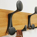 SKOLOO 39-Inch Light Brown Wood Coat Rack Wall Mount with 6 Triple Hooks - Ideal for Family Entrances, Classrooms, and Pet Supplies Storage - Perfect Coat Hooks for Wall by CozyNest Decor
