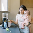 Dr. Brown's Insta-Prep Warm Water Dispenser with Baby Formula Mixing Pitcher, 32oz Olive by TinyTreasures Baby Boutique
