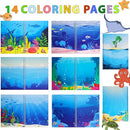 Jelly Sticker Books for Toddlers 2-4 Years, Under The Sea Stickers for Kids 1-3, Reusable Sticker Book for Toddler Plane Activities Travel Essentials (Under The Sea) by TinyTreasures Baby Boutique