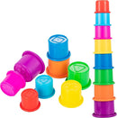 Colorful Stacking & Nesting Cups - 8 Cups Fun Color Learning Toy - Great Bath & Beach Toy for Baby Toddler & Kids - Preschool Game by TinyTreasures Baby Boutique