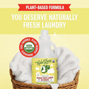 Rebel Green Organic Laundry Detergent - Natural Laundry Soap - Liquid Laundry Detergent with Dispenser Cup - Gentle Laundry Detergent - Fresh Peppermint & Lemon Scent - (68 Load Bottles, 2 Pack) by TinyTreasures Baby Boutique
