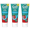Tom's of Maine Natural Kid's Fluoride Free Toothpaste, Ages 2+, Silly Strawberry, 5.1 oz. 3-Pack (back in original formula) by CozyNest Decor