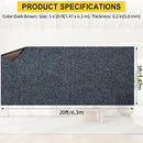 Marine Carpet,5 FT x 20 FT Dark Gray Indoor Outdoor Carpet 0.2" Thick Boat Carpet with Water-Proof TPE Backing, Non-Slide Outdoor Marine Carpet Roll for Home, Patio, Porch, Deck by CozyNest Decor