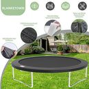 Trampoline Spring Cover, 10ft/12ft/14ft/15ft/16ft Trampoline Replacement Safety Pad, Waterproof Trampoline Accessories Pad for Round Frame by TinyTreasures Baby Boutique